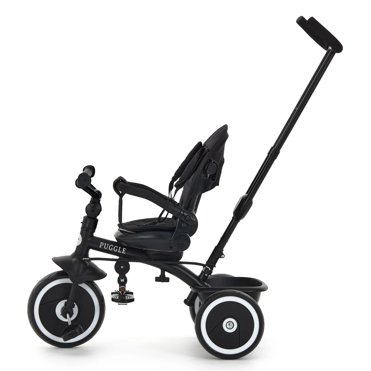 Easy Twist 6-in-1 Folding Trike with Parent Handle - Midnight Black (9 Months - 5 Years)