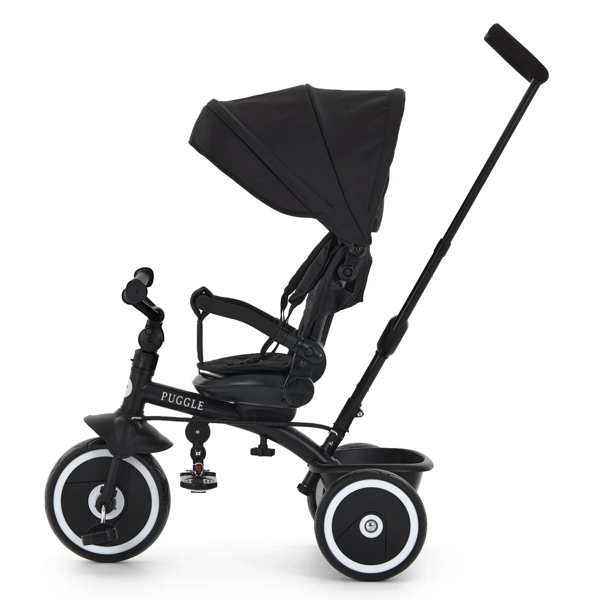 Easy Twist 6-in-1 Folding Trike with Parent Handle - Midnight Black (9 Months - 5 Years)