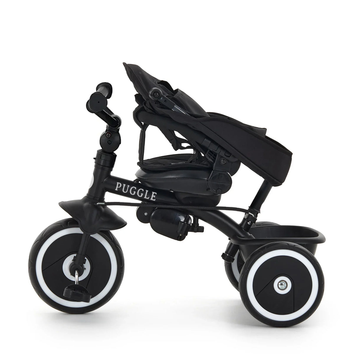 Easy Twist 6-in-1 Folding Trike with Parent Handle - Midnight Black (9 Months - 5 Years)