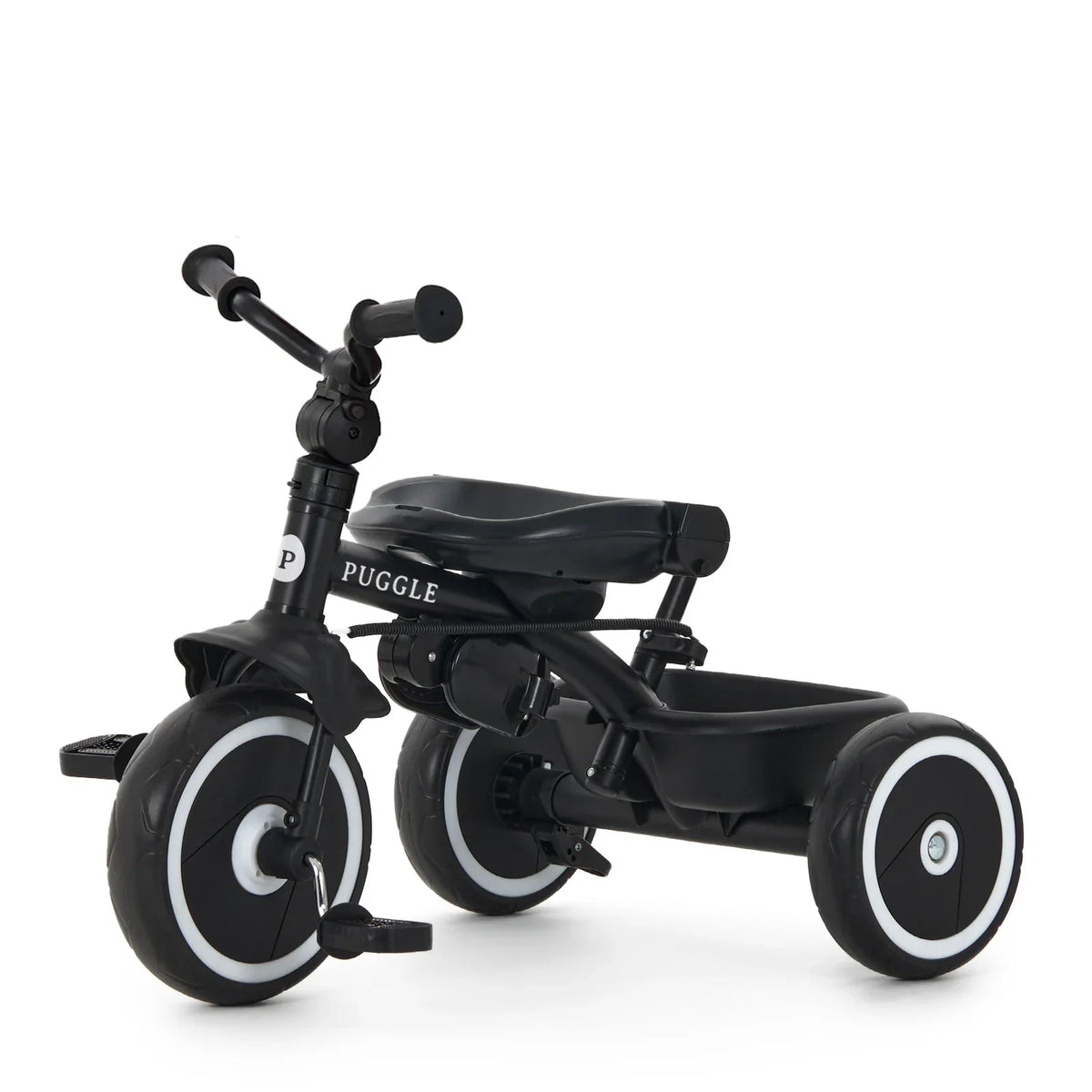 Easy Twist 6-in-1 Folding Trike with Parent Handle - Midnight Black (9 Months - 5 Years)