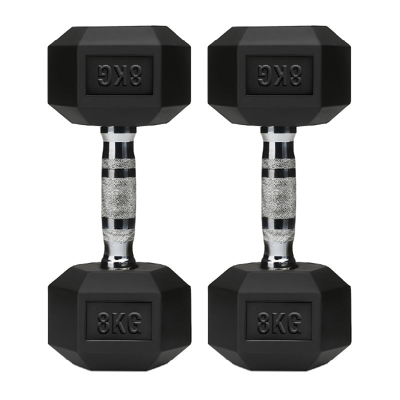 Rubber Hex Dumbbell Set for Your Home Gym