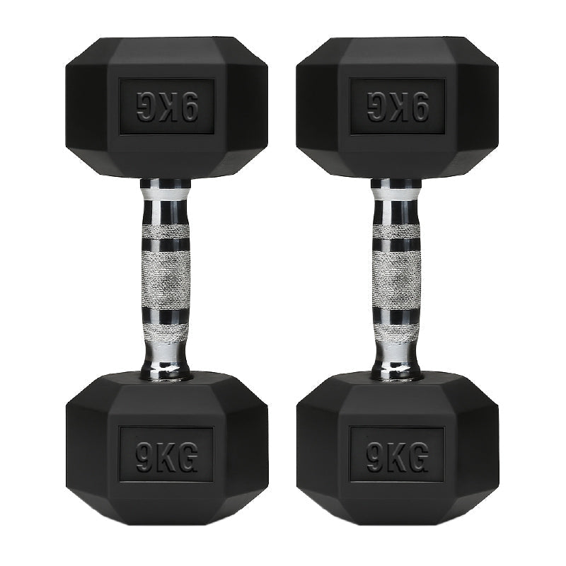Rubber Hex Dumbbell Set for Your Home Gym