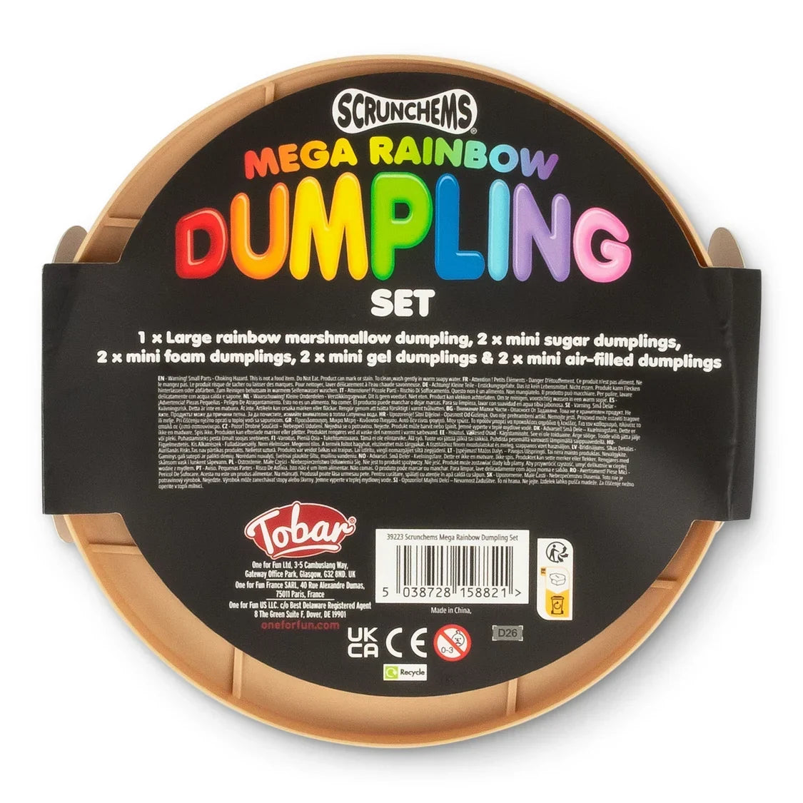 Scrunchems Mega Rainbow Dumpling Sensory Fidget Set – 9 Piece