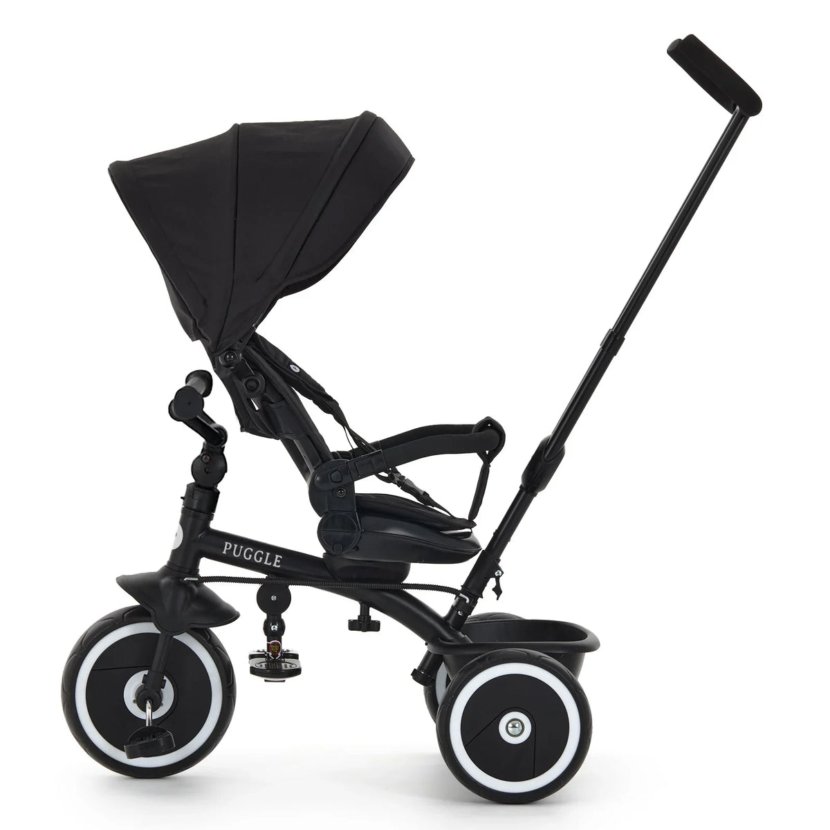 Easy Twist 6-in-1 Folding Trike with Parent Handle - Midnight Black (9 Months - 5 Years)
