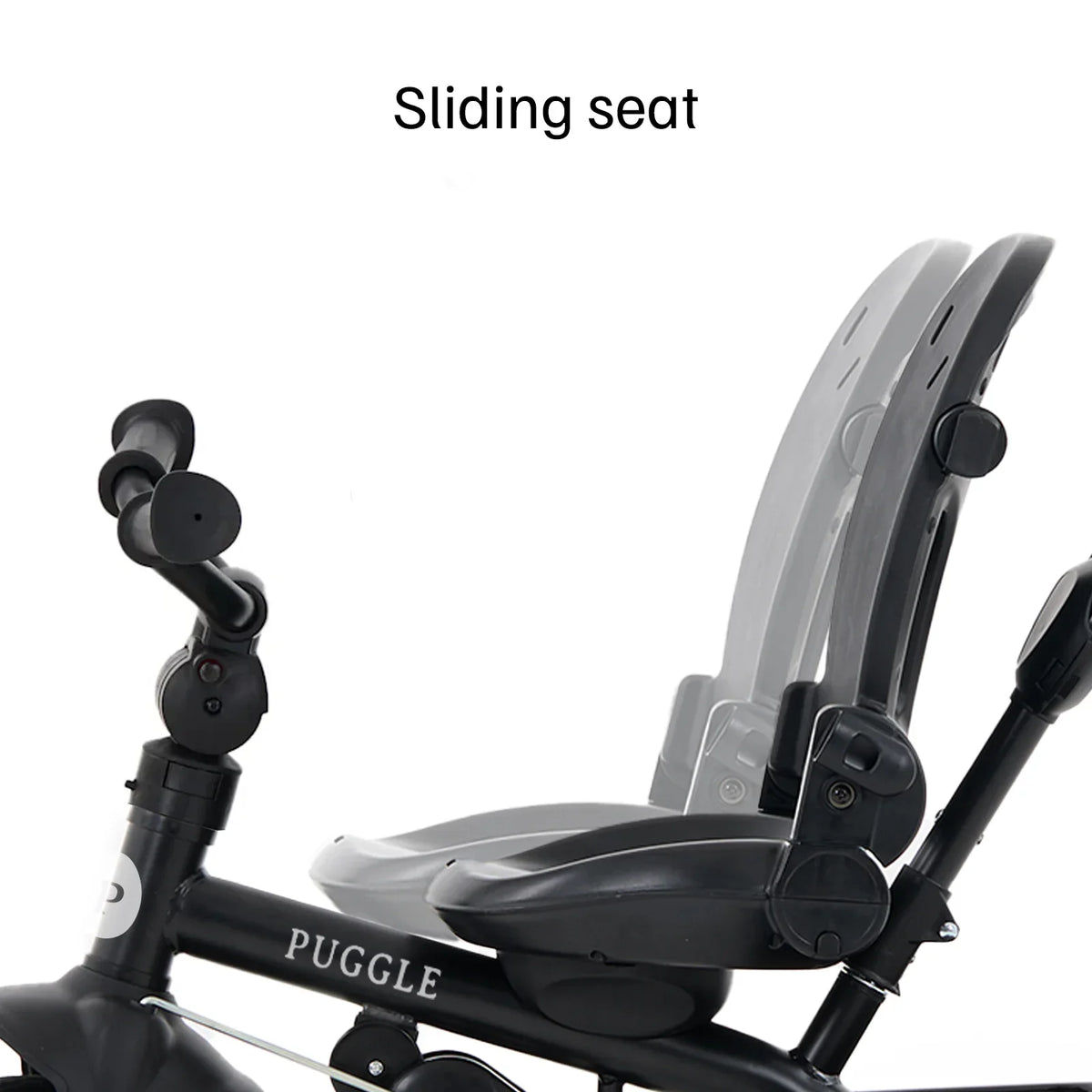 Easy Twist 6-in-1 Folding Trike with Parent Handle - Midnight Black (9 Months - 5 Years)