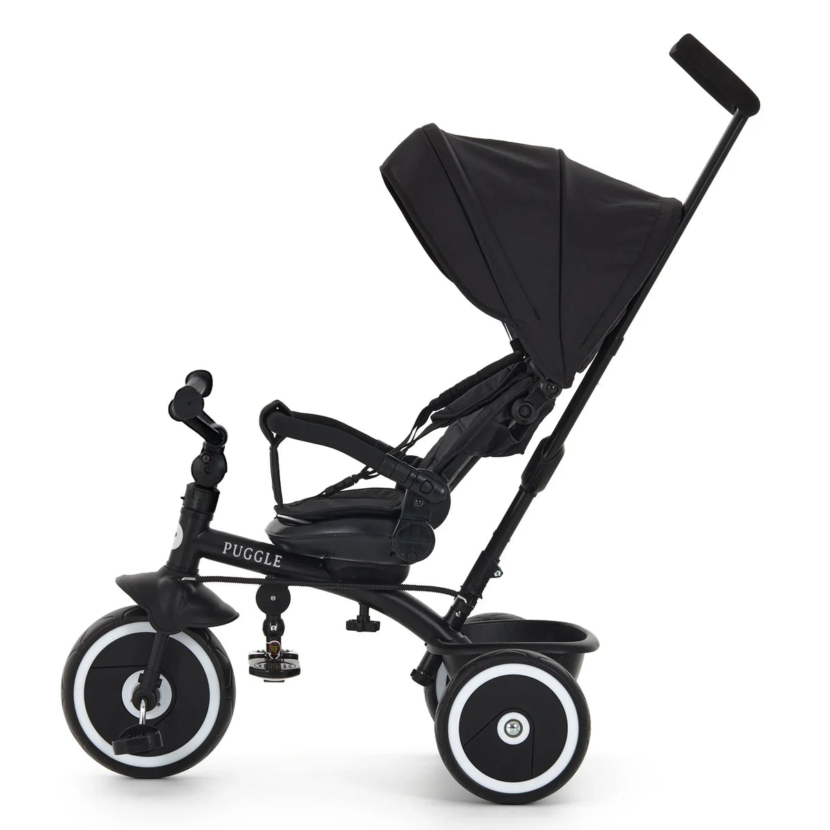 Easy Twist 6-in-1 Folding Trike with Parent Handle - Midnight Black (9 Months - 5 Years)