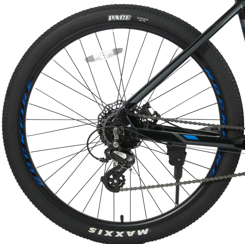 Rockfire Ridge 27.5 Mountain Bike Black/Grey/Blue