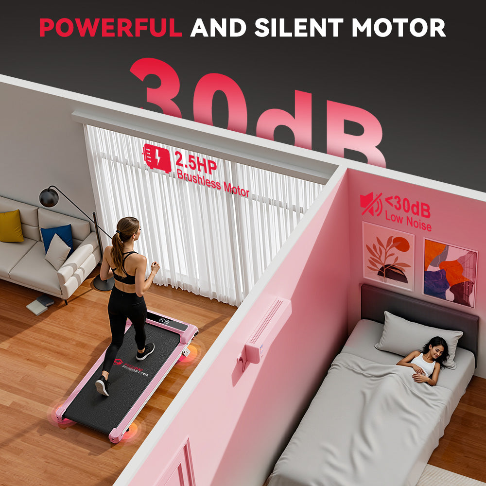 Treadmill Z3 with Brushless Motor, Speed 1-6KM/H, 5% Manual Incline
