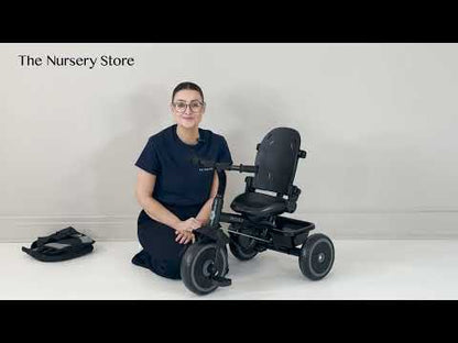 Easy Twist 6-in-1 Folding Trike with Parent Handle - Midnight Black (9 Months - 5 Years)