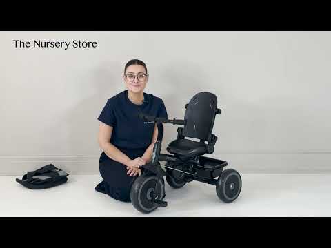 Easy Twist 6-in-1 Folding Trike with Parent Handle - Midnight Black (9 Months - 5 Years)