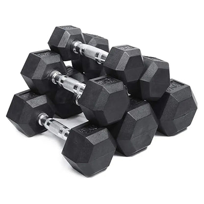 Rubber Hex Dumbbell Set for Your Home Gym