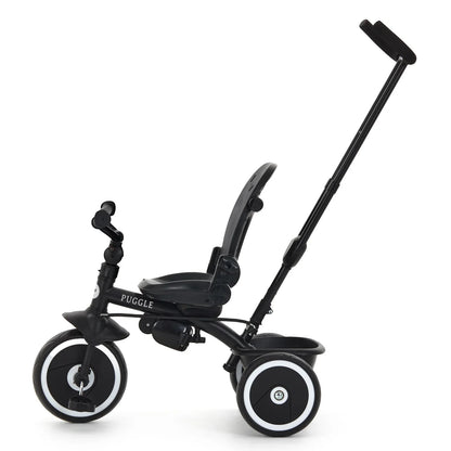 Easy Twist 6-in-1 Folding Trike with Parent Handle - Midnight Black (9 Months - 5 Years)