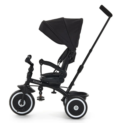 Easy Twist 6-in-1 Folding Trike with Parent Handle - Midnight Black (9 Months - 5 Years)