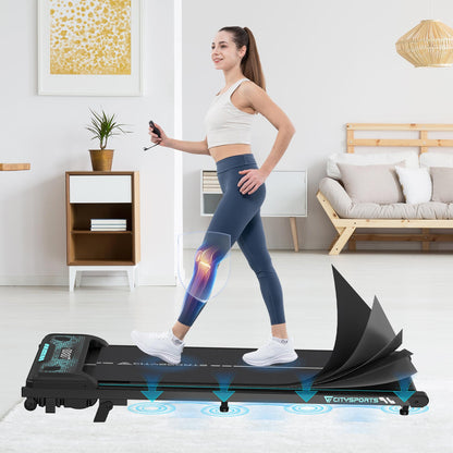 Walking Treadmill Tilt up to 4%. WP6,440W,6.0km/h,Bluetooth,Remote Control