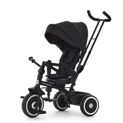 Easy Twist 6-in-1 Folding Trike with Parent Handle - Midnight Black (9 Months - 5 Years)