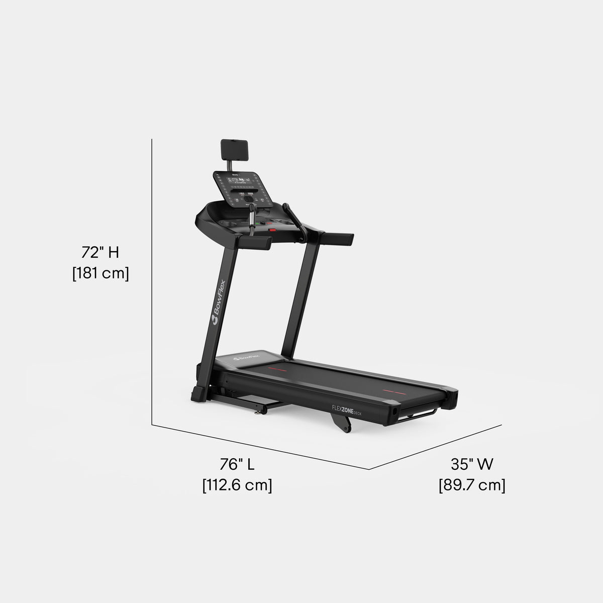BowFlex T6 Folding Treadmill – Smart Connected Running Machine with 20 km/h Speed, 15% Incline, Bluetooth & Fitness App Compatibility