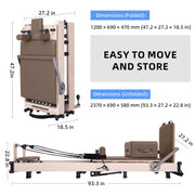 Muse Foldable Pilates Reformer