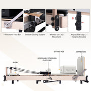 Muse Foldable Pilates Reformer