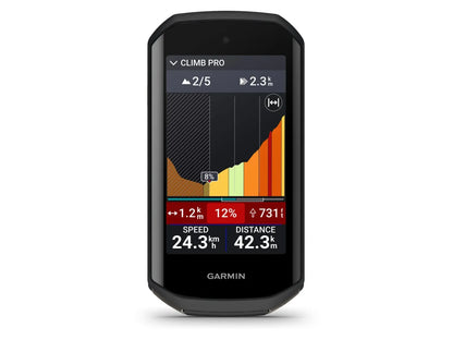 Garmin Edge 1050 Fahrradcomputer Bundle – GPS, Navigation & 3 Sensoren