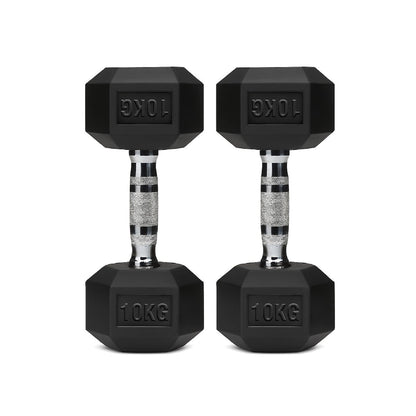 Rubber Hex Dumbbell Set for Your Home Gym