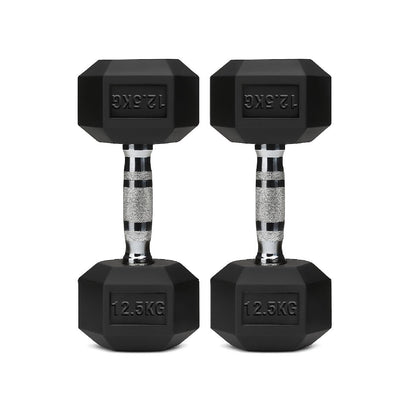 Rubber Hex Dumbbell Set for Your Home Gym