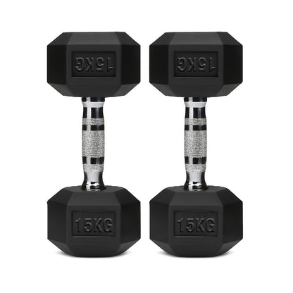 Rubber Hex Dumbbell Set for Your Home Gym