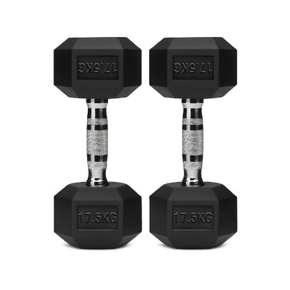 Rubber Hex Dumbbell Set for Your Home Gym