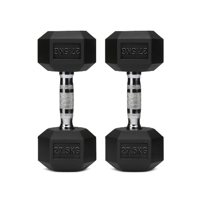 Rubber Hex Dumbbell Set for Your Home Gym