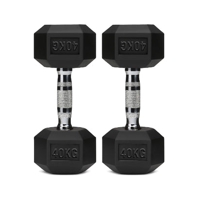 Rubber Hex Dumbbell Set for Your Home Gym