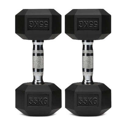 Rubber Hex Dumbbell Set for Your Home Gym