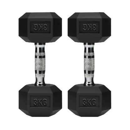 Rubber Hex Dumbbell Set for Your Home Gym
