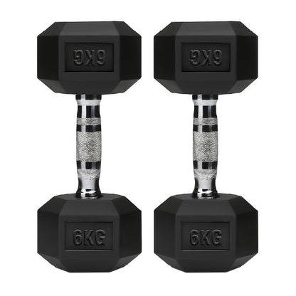Rubber Hex Dumbbell Set for Your Home Gym