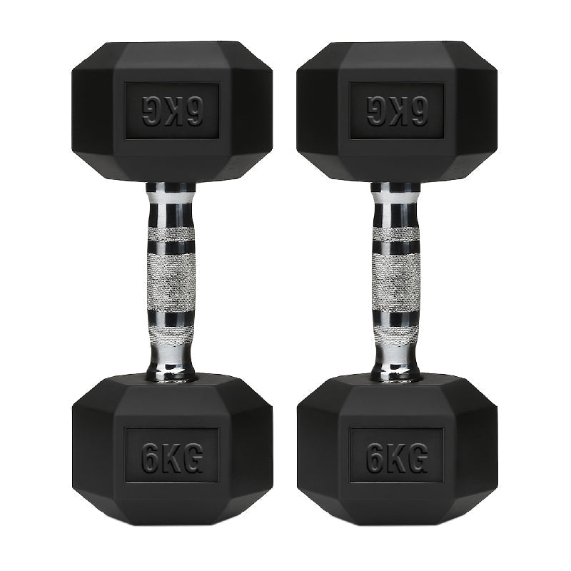 Rubber Hex Dumbbell Set for Your Home Gym