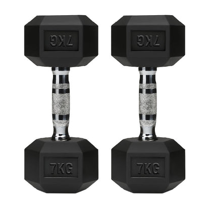 Rubber Hex Dumbbell Set for Your Home Gym