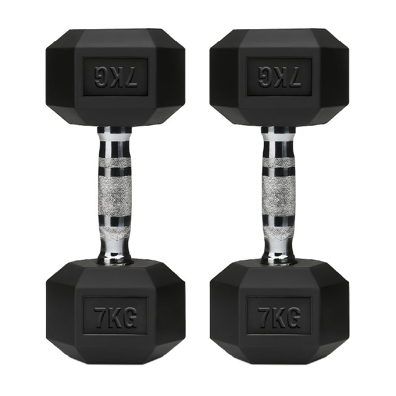 Rubber Hex Dumbbell Set for Your Home Gym
