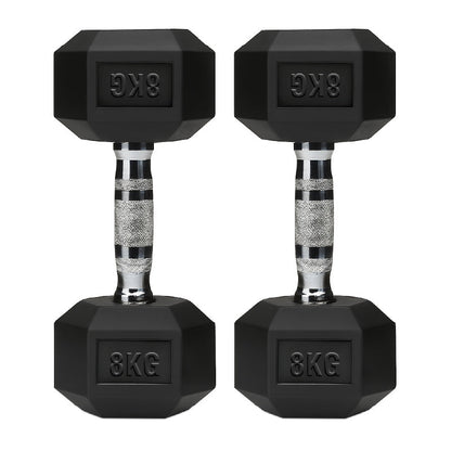 Rubber Hex Dumbbell Set for Your Home Gym