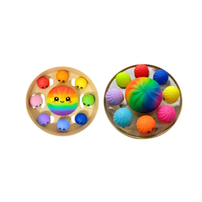 Scrunchems Mega Rainbow Dumpling Sensory Fidget Set – 9 Piece