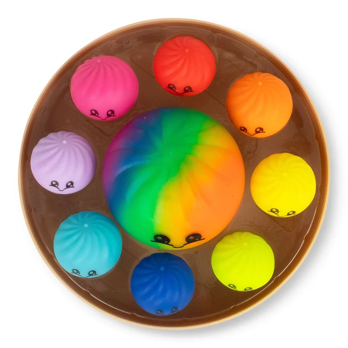 Scrunchems Mega Rainbow Dumpling Sensory Fidget Set – 9 Piece