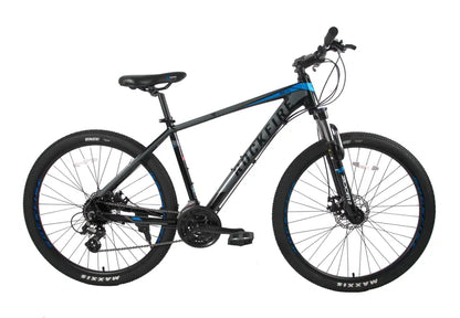 Rockfire Ridge 27.5 Mountain Bike Black/Grey/Blue