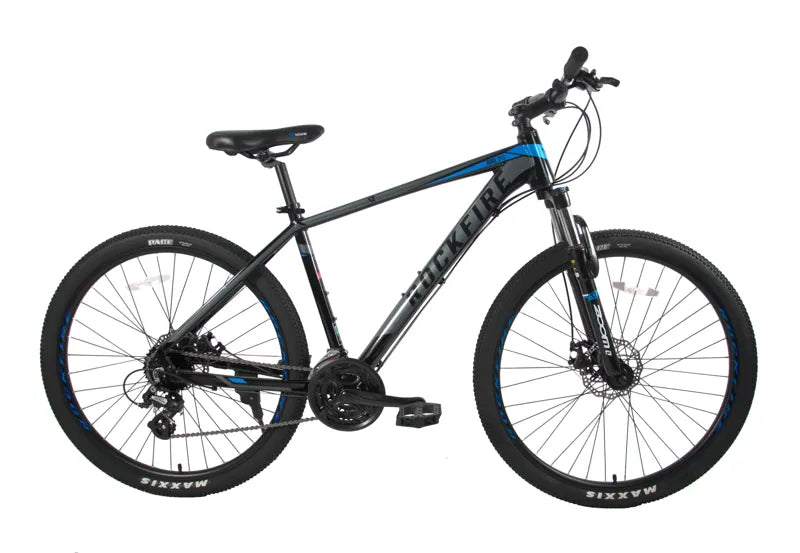 Rockfire Ridge 27.5 Mountain Bike Black/Grey/Blue