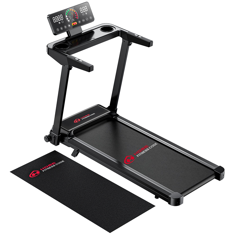 Folding Treadmill Q8, 1-12KM/H, 5% Manual Incline, Touch Control