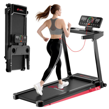 Folding Treadmill Q8, 1-12KM/H, 5% Manual Incline, Touch Control