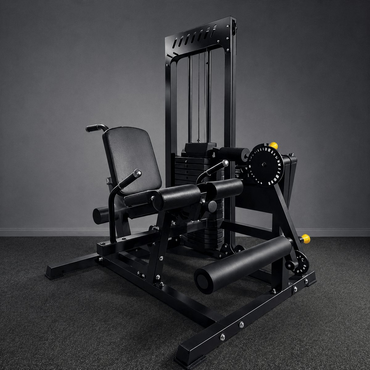 Strongway Leg Curl and Extension Machine with 89KG Weight Stack