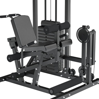 Strongway Leg Curl and Extension Machine with 89KG Weight Stack