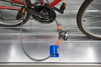 Trimetals Protect-a-Cycle™ with Ramp | High-Security Bike Store for 3 Bikes