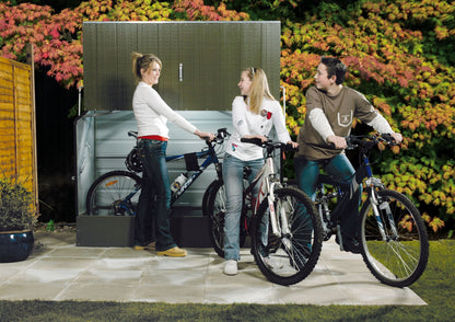 Trimetals Protect-a-Cycle™ with Ramp | High-Security Bike Store for 3 Bikes