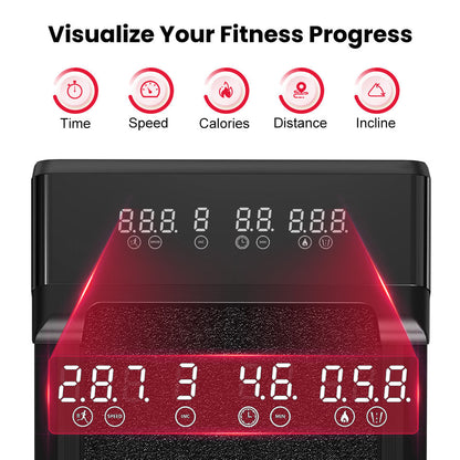 Treadmill Y1 with 0-12% Auto Incline, Speed 1-10KM/H